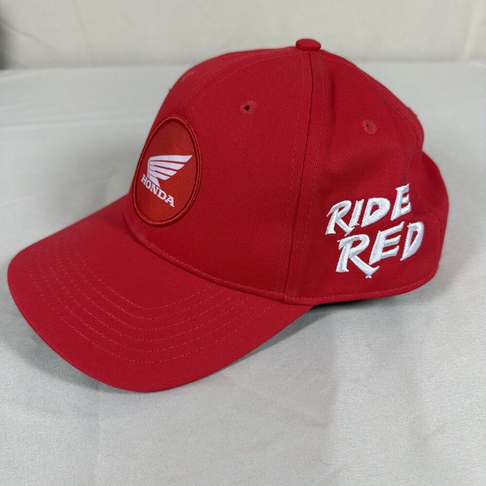 Honda Powersports Ride Red Snapback Hat